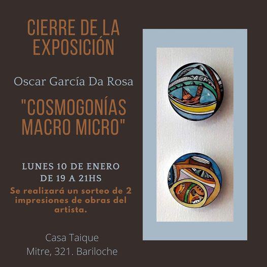 Cierre de la exposici&oacute;n de Oscar Garc&iacute;a Da Rosa