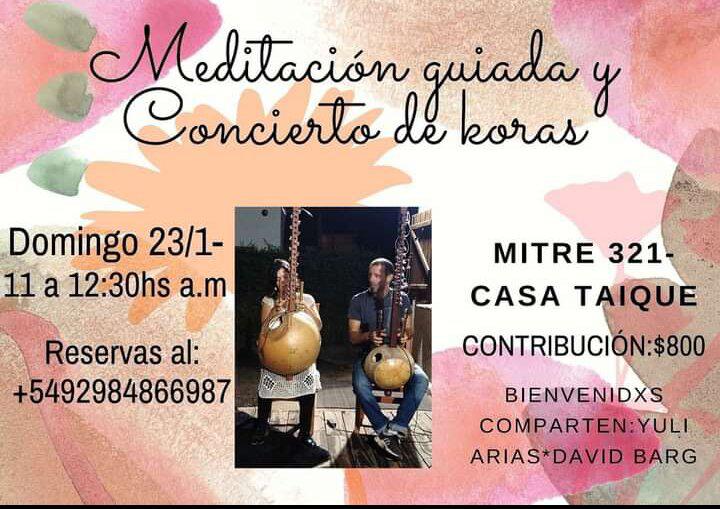 Meditaci&oacute;n guiada y concierto de koras