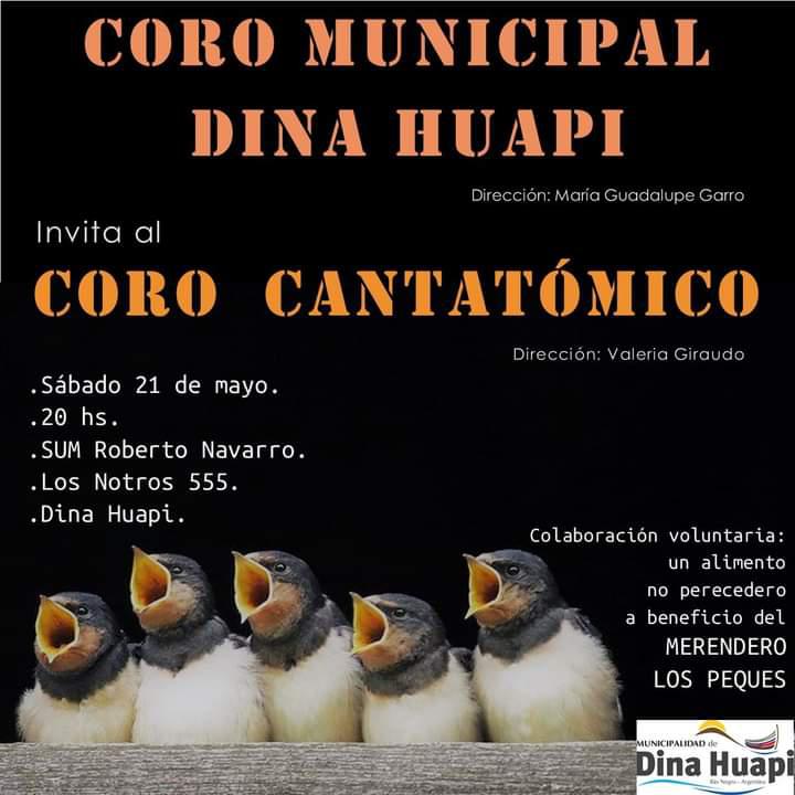 Coro Municipal Dina Huapi y Coro Cantatomico