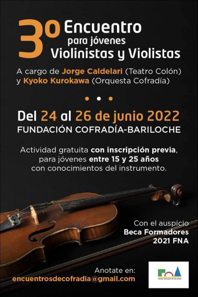 3er Encuentro para j&oacute;venes Violinistas y Violistas