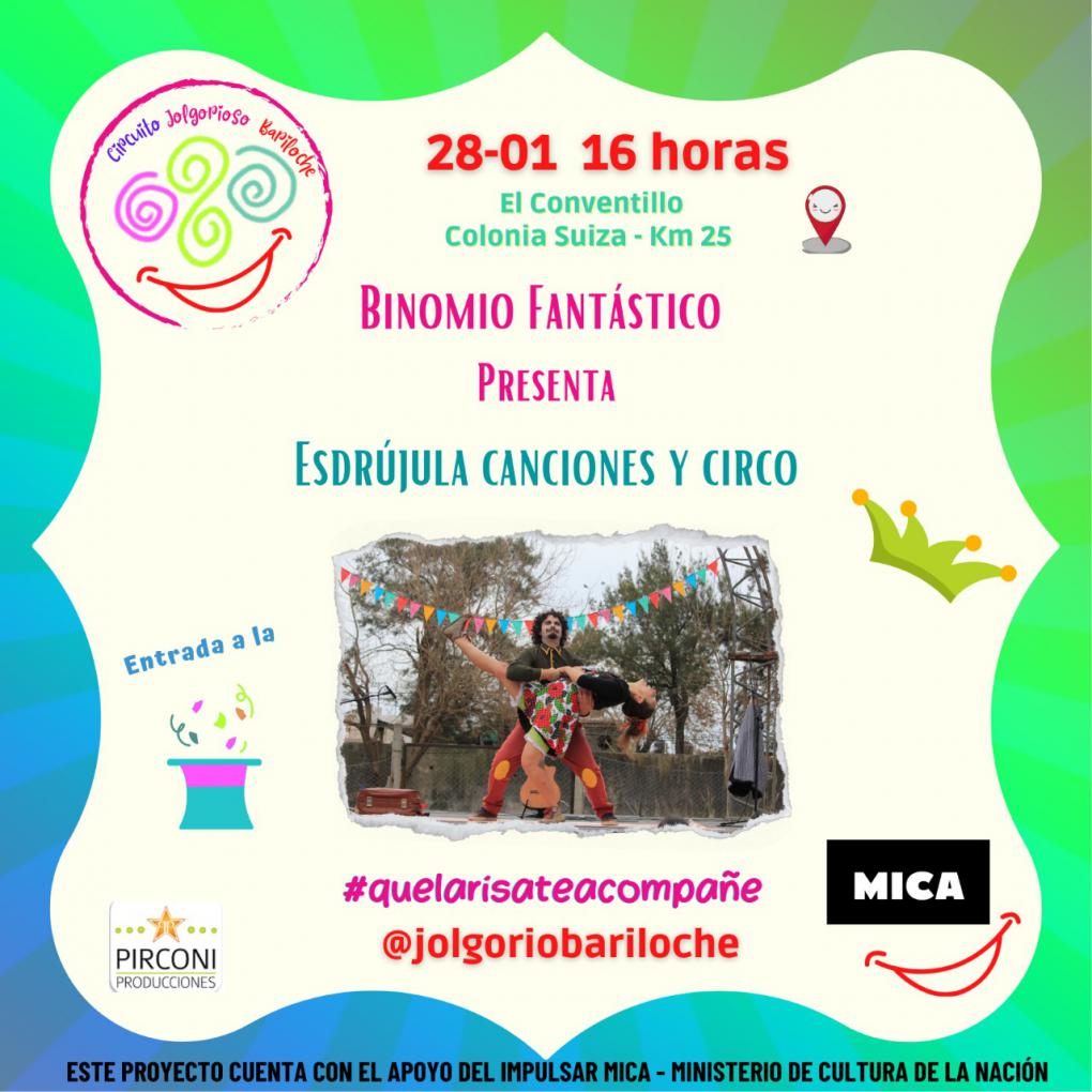 BINOMIO FANT&Aacute;STICO PRESENTA ESDR&Uacute;JULA CANCIONES Y CIRCO