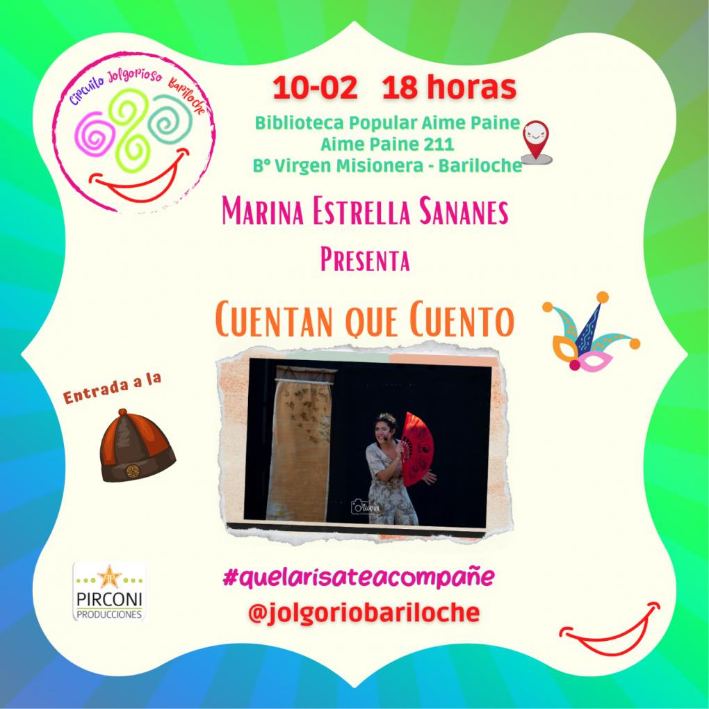 MARINA ESTRELLA SANANES PRESENTA CUENTAN QUE CUENTO