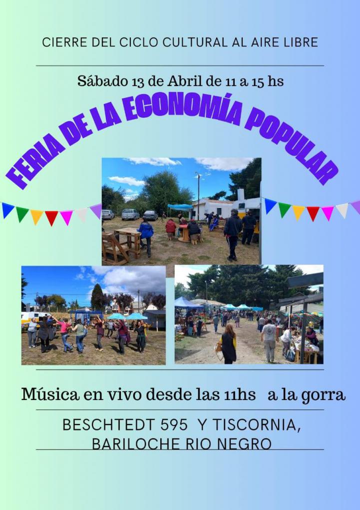 FERIA CULTURAL DE LA ECONOM&Iacute;A POPULAR BARILOCHE.
