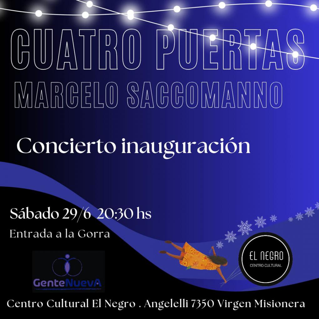 Cuatro puertas y Marcelo Saccomano 
