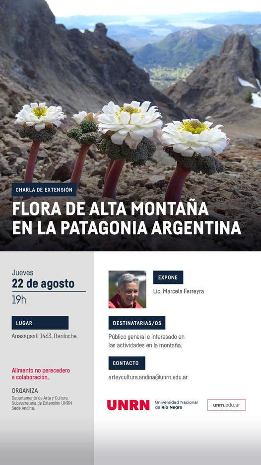 Charla Flora de Alta Monta&ntilde;a en la Patagonia Argentina - Lic. Marcela Ferreyra
