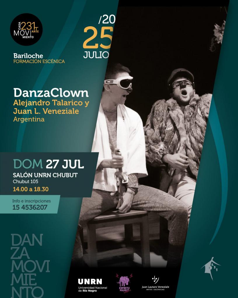 Seminario intensivo de DANZA, CLOWN Y MOVIMIENTO