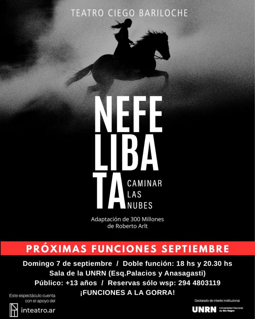  A pedido del p&uacute;blico, contin&uacute;an las funciones de Teatro Ciego en Bariloche