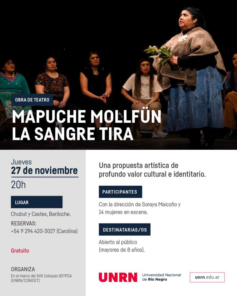  Mapuche Mollf&uuml;n: La sangre tira