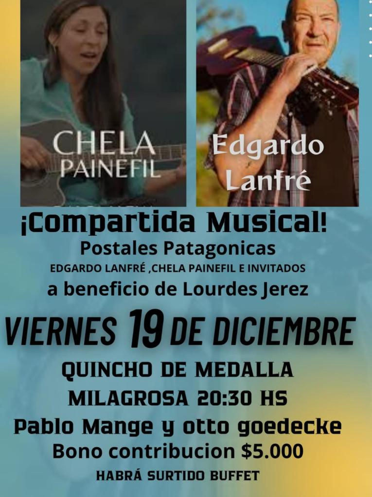 EDGARDO LANFRÉ, CHELA PAINEFIL E INVITADOS