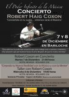 El poder infinito de la m&uacute;sica, Robert Haig Coxon en concierto