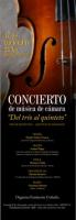 Concierto de M&uacute;sica de C&aacute;mara del Trio al Quinteto