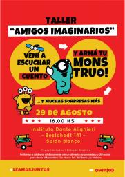 Taller ¨Amigos Imaginarios¨ a beneficio del Merendero ¨Un Nuevo Sol¨ de Bariloche