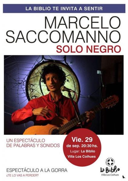 Marcelo Saccomanno  Solo Negro 