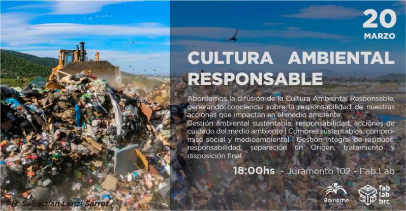 Charla sobre Cultura Ambiental Responsable en el Fab Lab