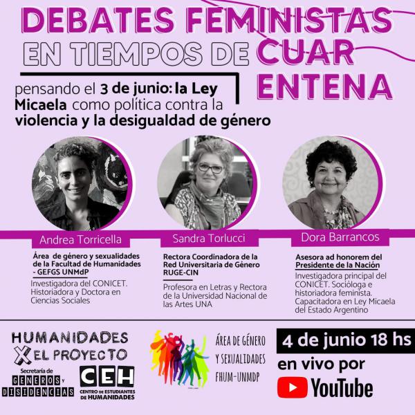 Debate feminista en tiempos de cuarentena