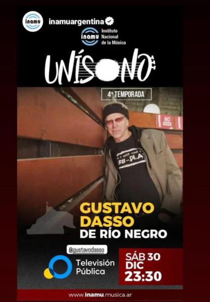 UN&Iacute;SONO presenta GUSTAVO DASSO DE R&Iacute;O NEGRO