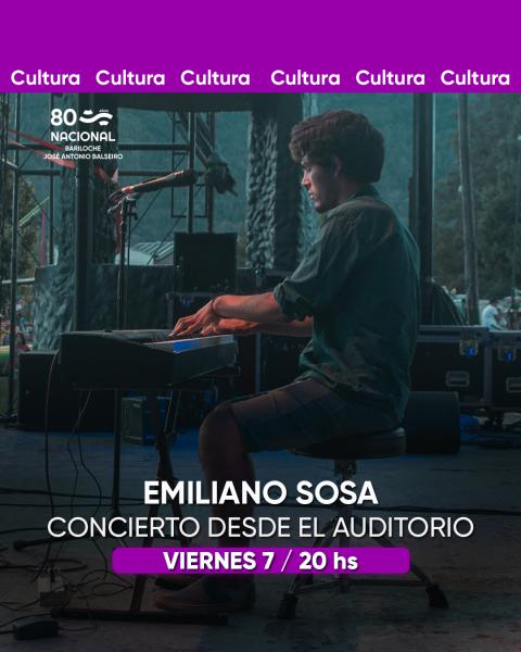 Concierto desde el Auditorio: Emiliano Sosa