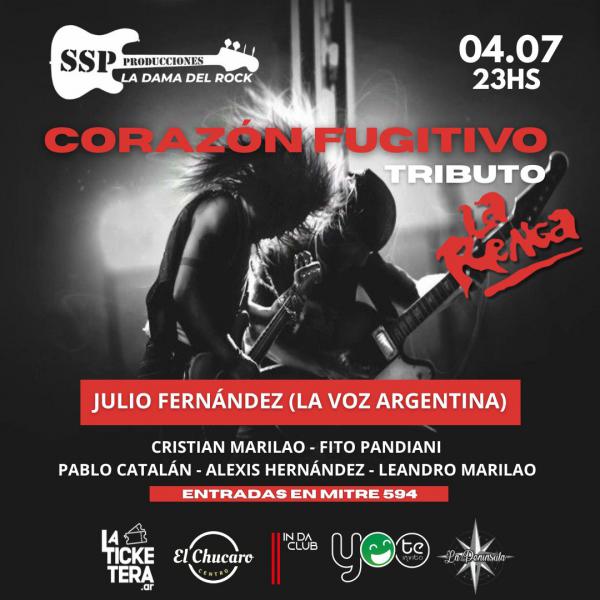  CORAZON FUGITIVO TRIBUTO A LA RENGA