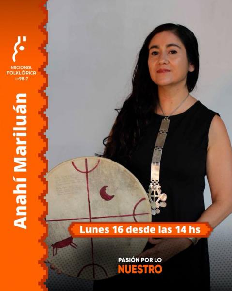 Anahi Rayen Mariluan en Radio Nacional en #buenosaires