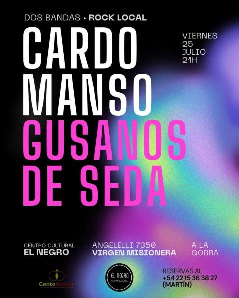 CARDO MANSO - GUSANOS DE SEDA