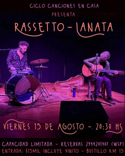 CICLO CANCIONES EN CASA: RASSETTO - L&#913;&#925;&#913;&#932;&#913;