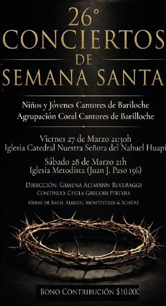 26&deg; CONCIERTOS DE SEMANA SANTA