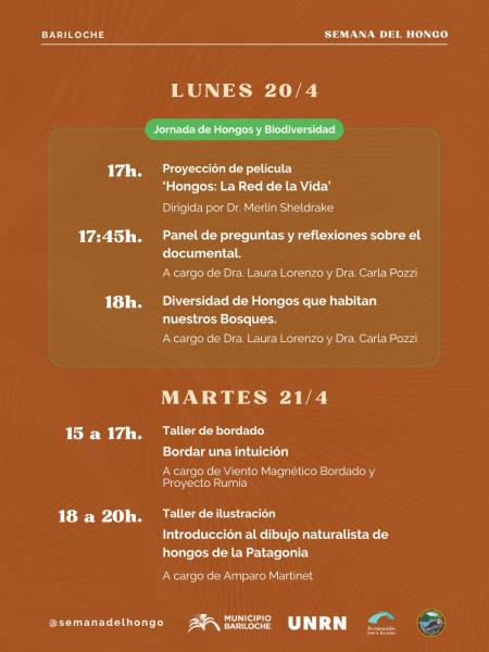 Semana del Hongo - Lunes 20