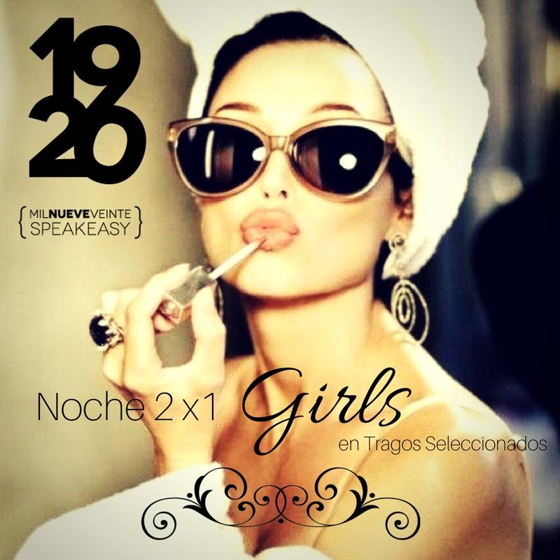 2 x 1 en Tragos seleccionados para Chicas