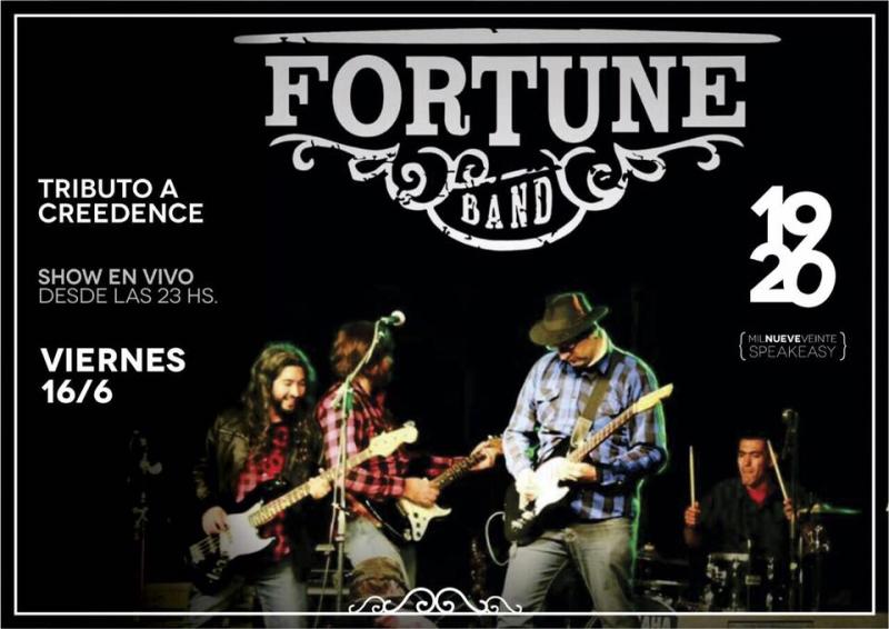 Viernes 16/6 - Fortune Band (Tributo a Creedence)