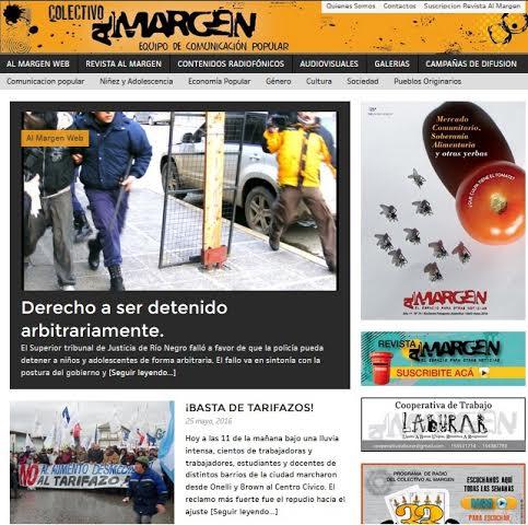 "AL MARGEN" EN LA WEB