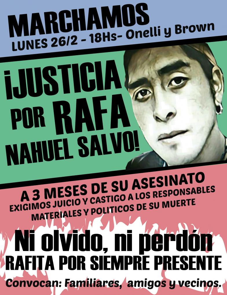 Nueva marcha por Justicia para Rafael Nahuel