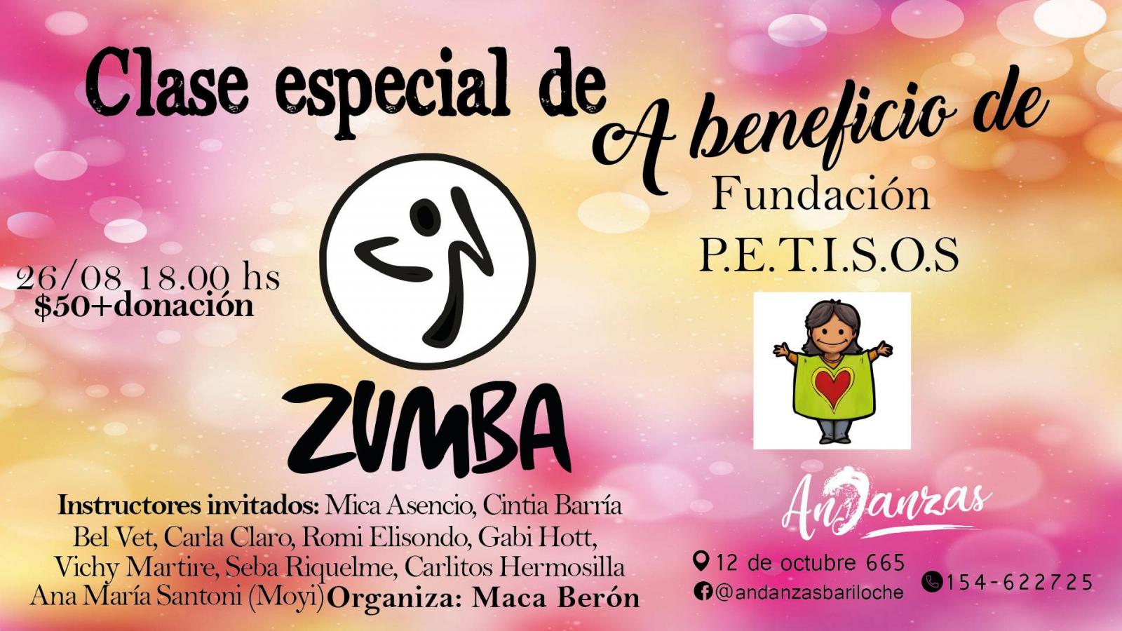 Clase especial de Zumba con Maca a beneficio de "Petisos"