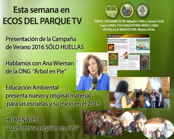 Esta semana en Ecos del Parque Tv