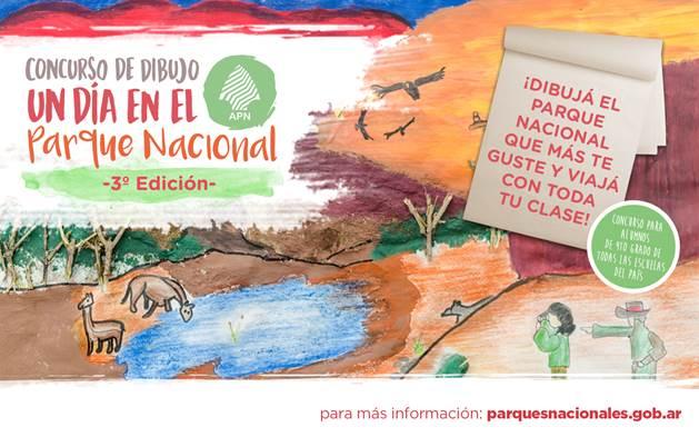 Tercera edici&oacute;n del Concurso Nacional de Dibujo "Un d&iacute;a en el Parque Nacional"