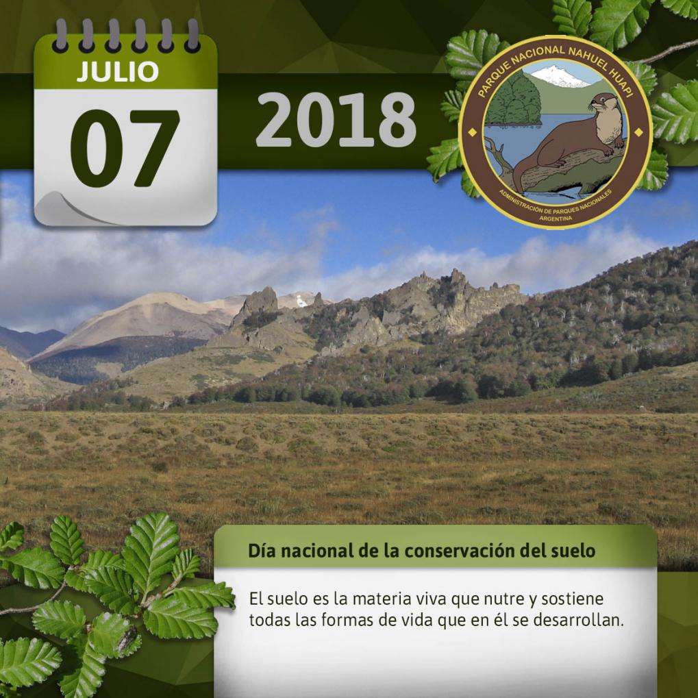  7 de julio: "D&iacute;a nacional de la conservaci&oacute;n del suelo"