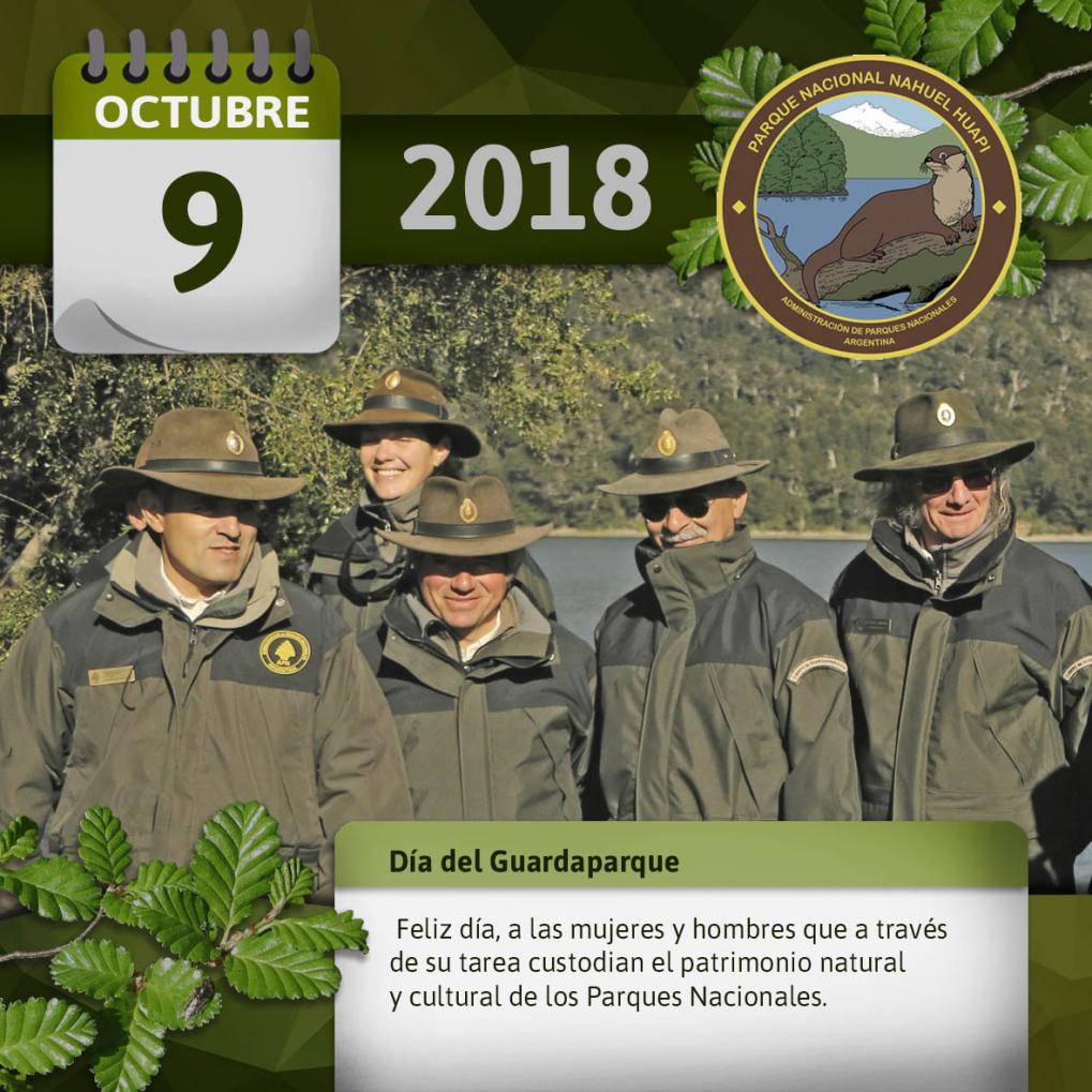 9 de octubre: D&iacute;a del Guardaparque Nacional