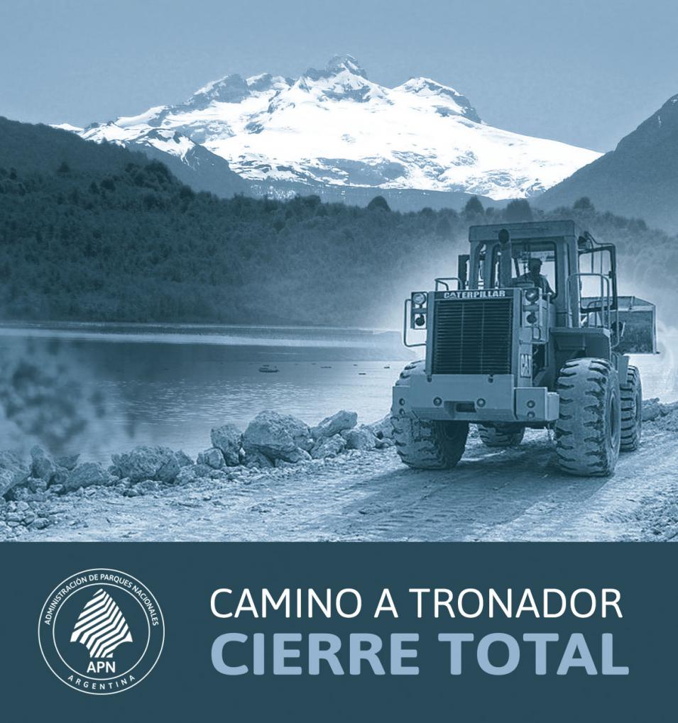 Estado del camino a Cerro Tronador por obras