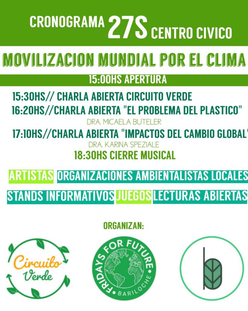 &#147;Movilizaci&oacute;n internacional por el clima&#148; Friday&#146;s For Future Bariloche