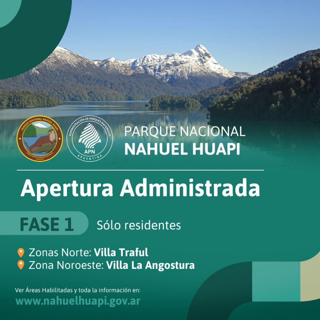 Se aprob&oacute; el Plan de Reapertura Parcial para la zona norte y noroeste del Parque Nacional Nahuel Huapi y el Parque Nacional los Arrayanes