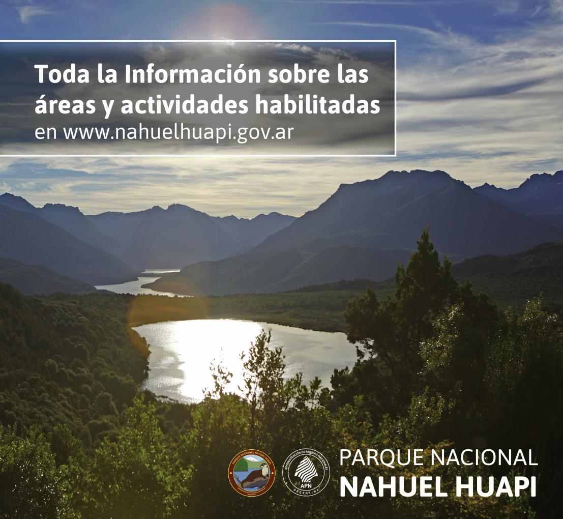 Nuevo estado de &aacute;reas, actividades y sendas del Parque Nacional Nahuel Huapi en las Provincias de R&iacute;o Negro y Neuqu&eacute;n