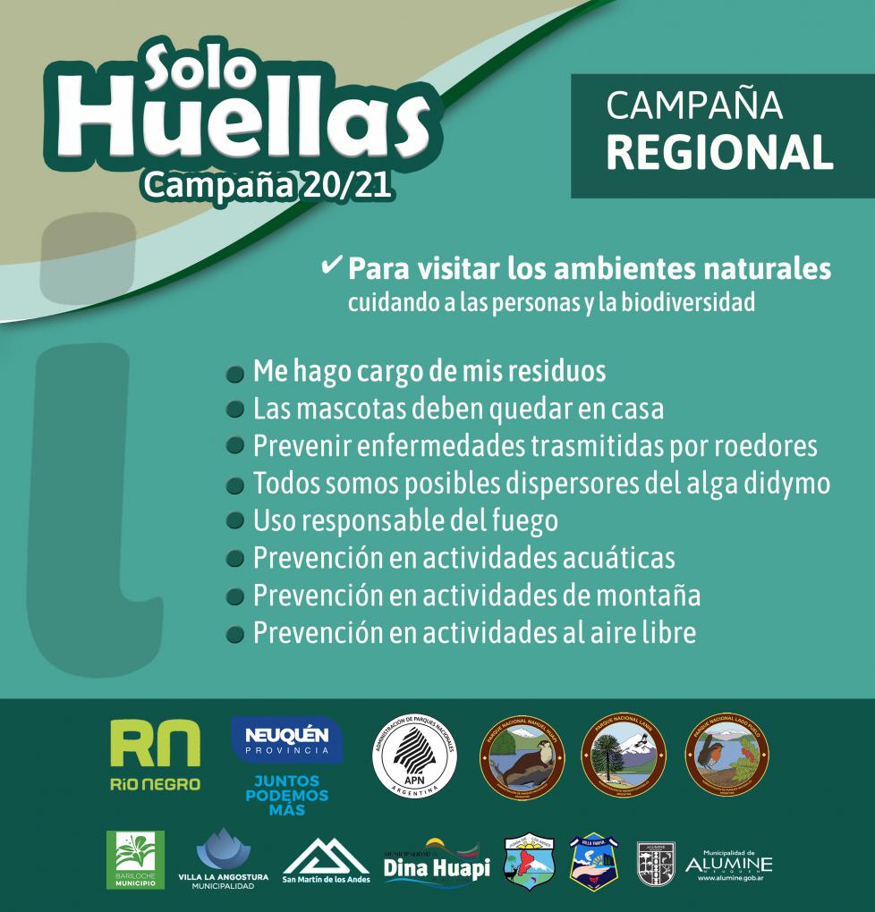 Lanzamiento de la primera campa&ntilde;a regional  &#147;Solo Huellas 20/21&#148;