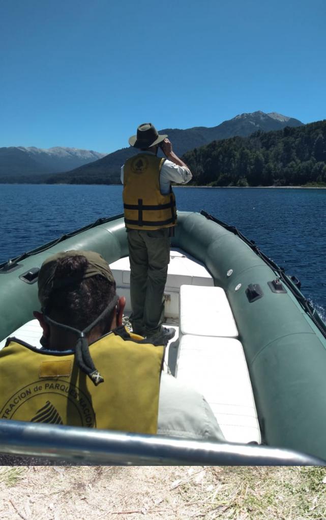 Acciones de fiscalizaci&oacute;n y evacuaciones en el Parque Nacional Nahuel Huapi