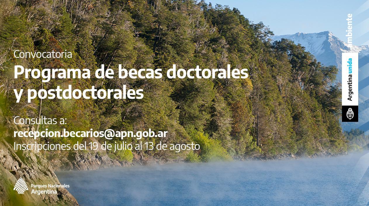 PROGRAMA DE BECAS PARA LA INVESTIGACI&Oacute;N CIENT&Iacute;FICA EN PARQUES NACIONALES