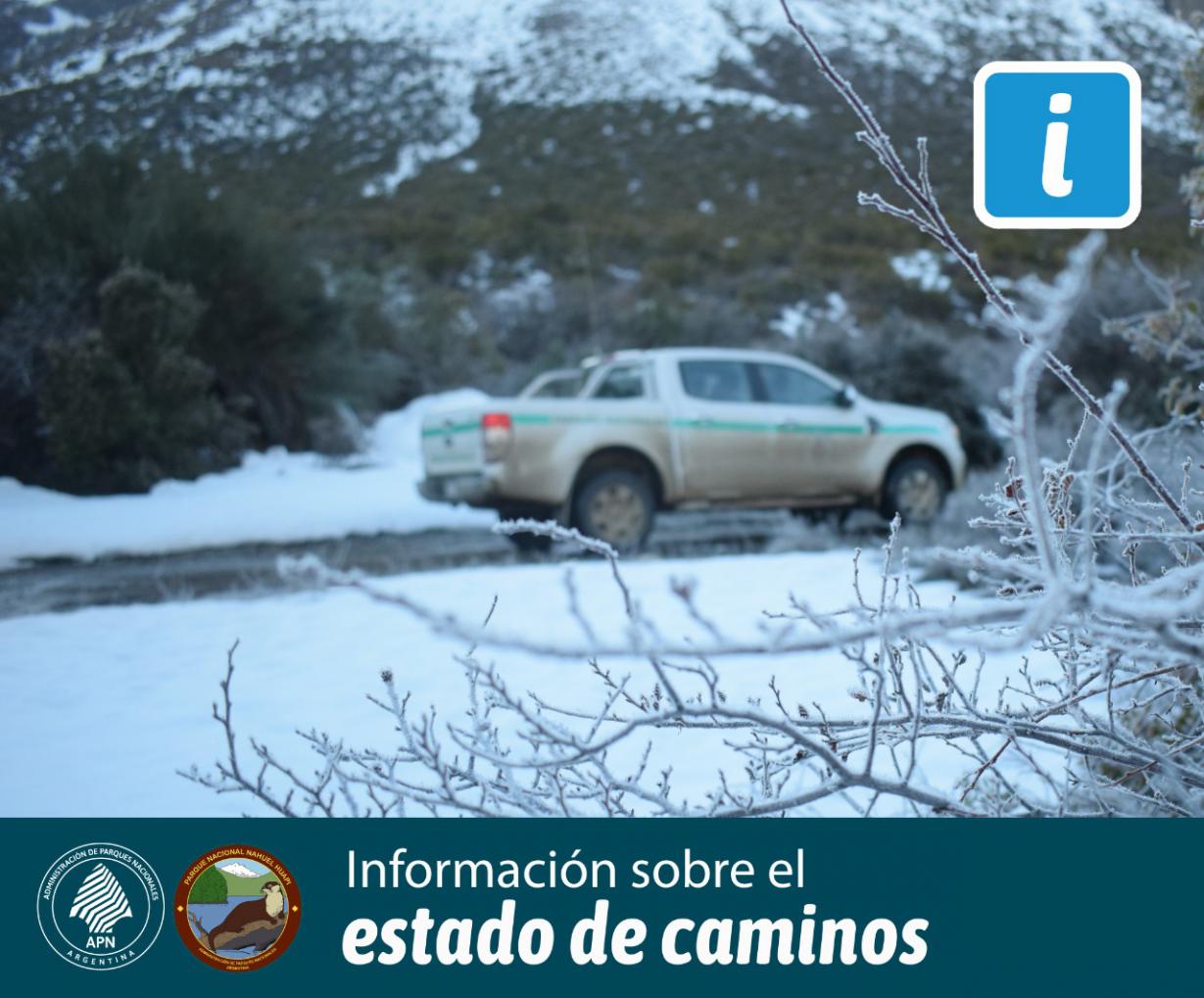Estado de caminos en el Parque Nacional Nahuel Huapi para el fin de semana