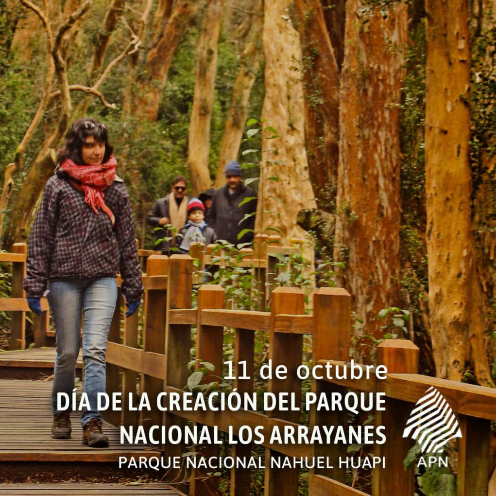 11 de octubre - D&iacute;a Creaci&oacute;n Parque Nacional los Arrayanes
