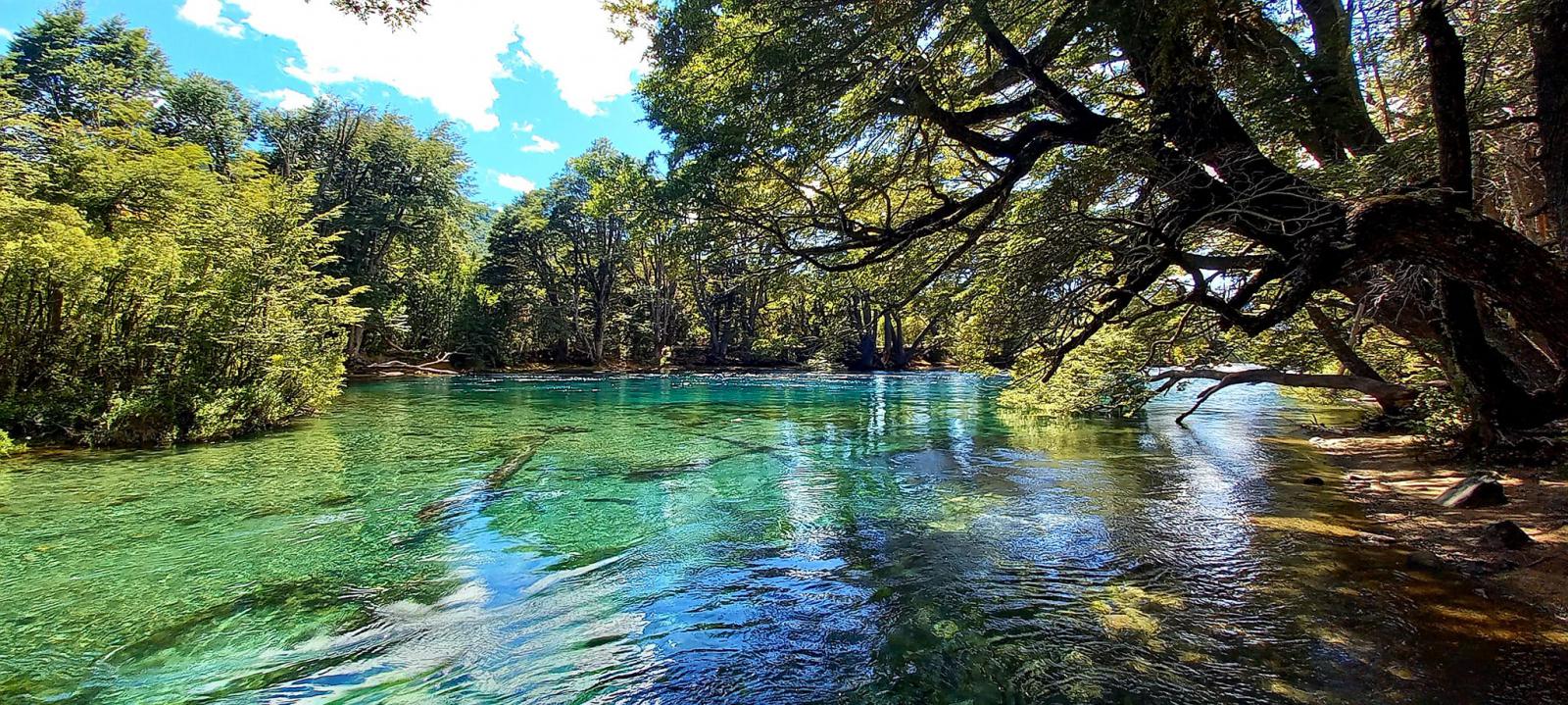 Los R&aacute;pidos, uno de los lugares m&aacute;s visitados en la zona sur del Parque Nacional Nahuel Huapi