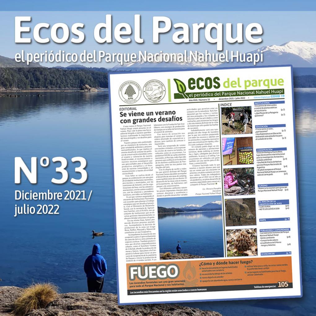 Nueva edici&oacute;n digital del Peri&oacute;dico Ecos del Parque N&deg;33
