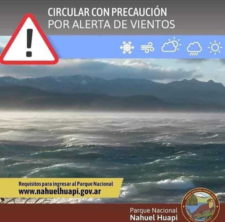 Precauci&oacute;n de fuertes vientos