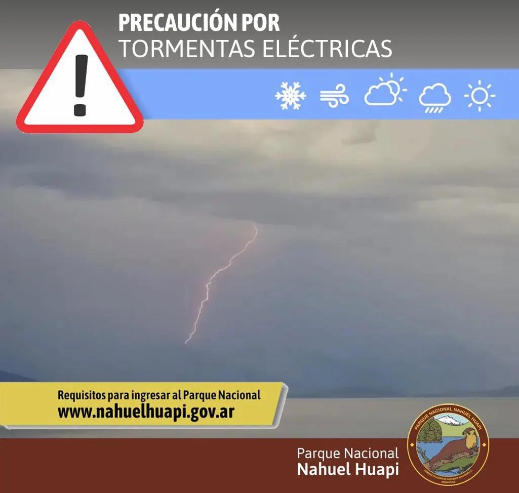 &#127785;Precauci&oacute;n por alerta de tormenta el&eacute;ctrica