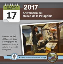 17 de marzo aniversario del Museo de la Patagonia